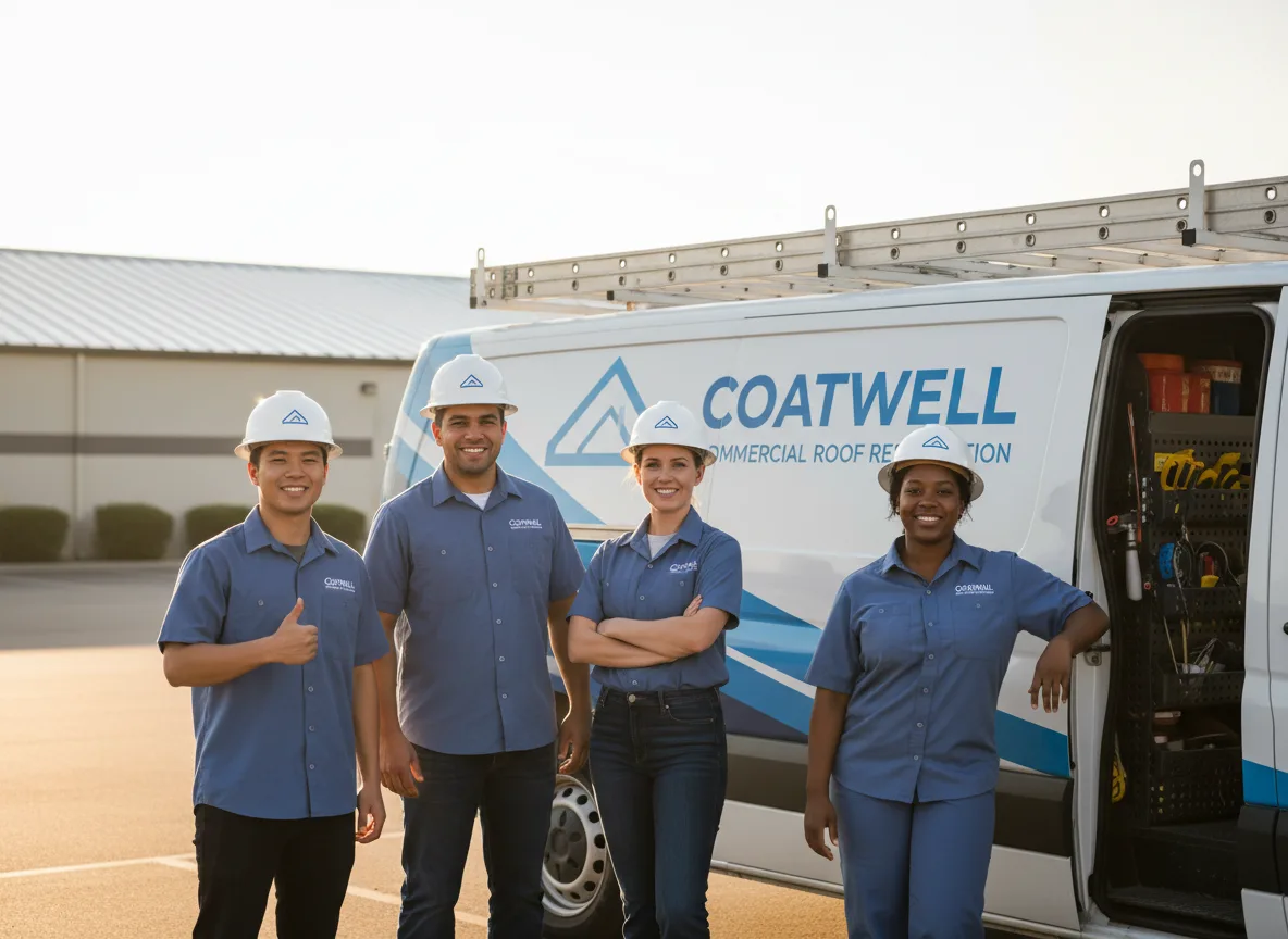 Commercial roof coating company in Cuddy, PA